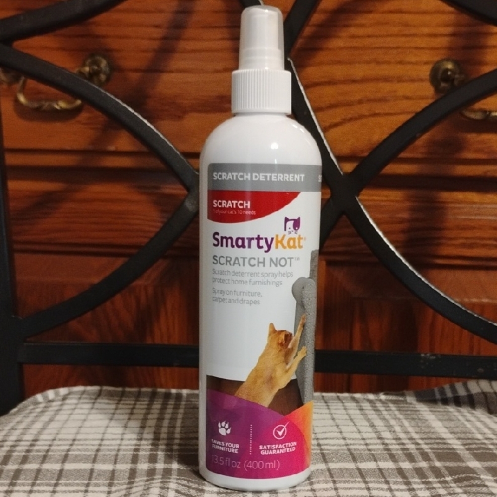🐾 SmartyKat Scratch Not Spray Cat Training Deterrent – Full, Unused 13.5 FL OZ
